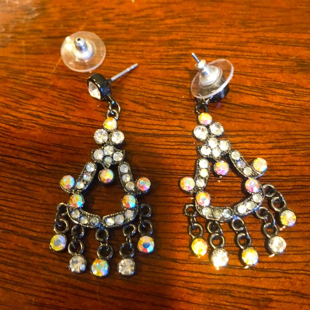 Crystal chandelier earrings - Picture 1 of 4